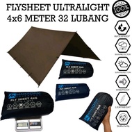 TENDA 4x6 meter ultralight waterproof tent flysheet