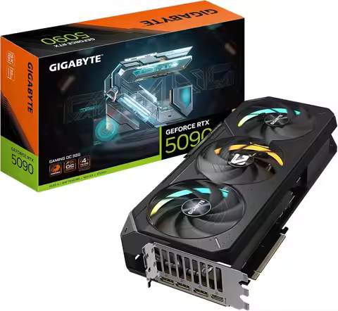 Gigabyte GeForce RTX 5090 Gaming OC 32G Graphics Card - 32GB GDDR7, 512bit, PCI-E 5.0, 2550MHz Core 