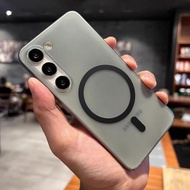 Magnetic Case for Samsung A15 A35 A55 A54 5G Superslim Naked Feel - MATTE BLACK, A55 5G