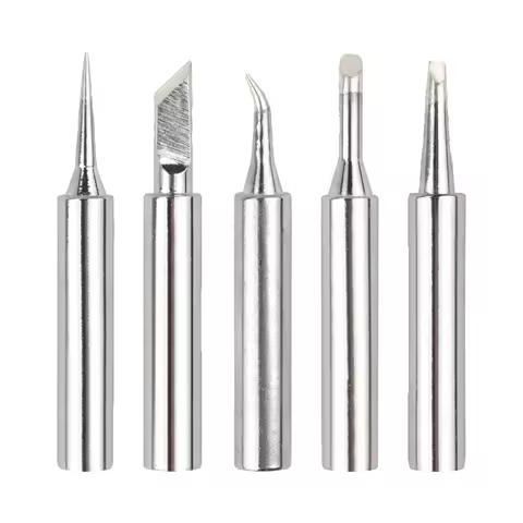 1Pc 907 Soldering Iron Tip 60W Pure Copper Lead Free Replacement Soldering Station Handle Head Tools