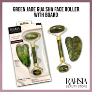 Green Jade Gua Sha Face Roller Set Face Massage