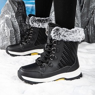 READY STOCK Snow Boots For Men And Women – Anti-Slip Outdoor Ski Boots Winter Warm Windproof Boots O