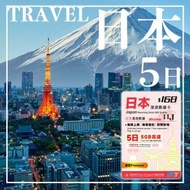 【5日】【日本】(5GB)  其後任用 無限上網卡數據卡SIM咭