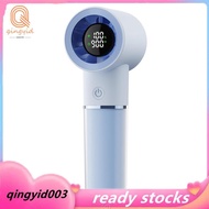 Rechargeable Battery Pocket Turbo Fan with Smart LED Display Mighty Portable Fan, Powerful Handheld 