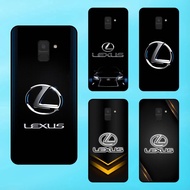 Samsung A8 Plus Phone Case, A8 Black Bezel Car Brand Lexus