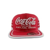 Topi Lelaki Style Retro topi snapback Coca-Cola Enjoy 3 Line Topi Vintage USA Trucker