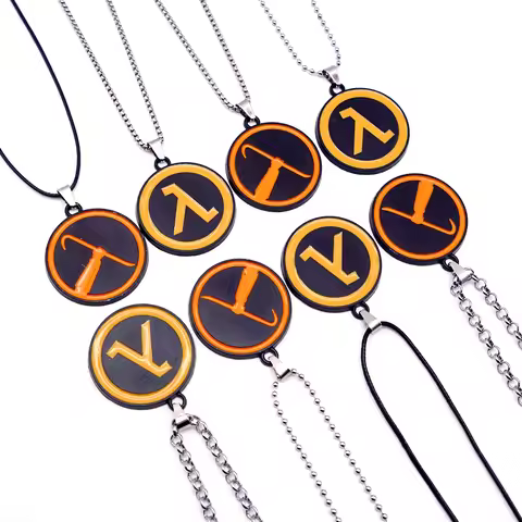 Game Half-Life Alyx Necklace for Women Men Metal Necklaces Fashion Jewelry Pendant Chains Choker Col