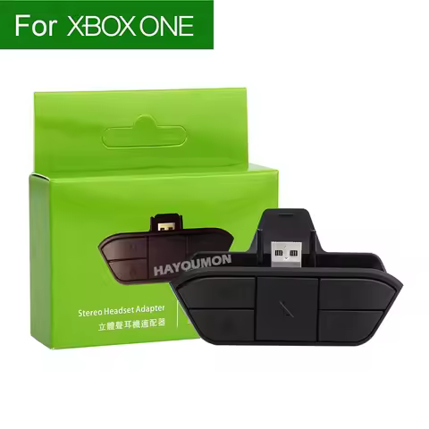 For Xbox ONE Stereo Headset Adapter Audio Mic Headphone Converter Adjust Audio Balance Controller 3.