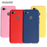 COD Soft Case OPPO F5 F7 F9 Back Cover Simple Candy Solid Color Matte Phone Case Oppo F5 F7 F9 CPH17