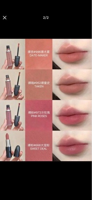 正品現貨18色❤️2件包順豐全新升級新版MAC輕親雲霧唇頰慕斯兩用/MAC魅可絲緞柔霧唇釉 POWDER KISS LIP+ CHEEK MOUSSE mac磨砂唇釉/Mac柔霧唇釉5ml 全新「輕」