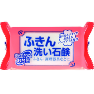 日本進口廚房油污皂抹布洗滌肥皂毛巾清潔香皂白色去油除垢去汙皂平行進口