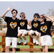 Black family set - family clothes for 3/4/5 people - family beachwear - beautiful elastic