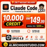 🔥 SERENDAH RM149 | KIRO AI PRO Premium Claude Opus 4.8 & DeepSeek | AI.michigostudio.com