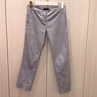 Giordano ladies 斜口袋顯瘦挺版棉西裝褲 西褲 九分褲 直筒褲