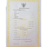 Live research registration paper 1 Pack 70 Pcs/