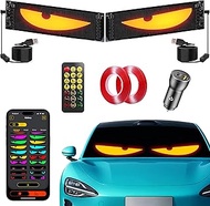 ojos led para carros, Programmable Eyes Light for Windshield Display, for Sedans SUVs & Medium Truck