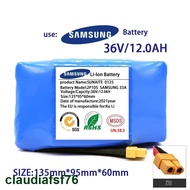 Genuine 36V Battery Packs 12000mAh Rechargeable Lithium ion battery for Electric Self Balancing Scoo