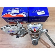 Nissin Caliper Pump Y15zr Y15 Y16 Y16ZR Front & Rear Set P4 Nissin Caliper 4Pot / 2Pot Set With Brac