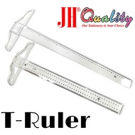 JOO HUAT 45cm or 60cm Plastic T Square Plastic T Square / T ruler / Pembaris / T型尺 ART PAPER RULER T