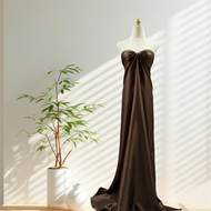 Vải Lụa Satin Polyester Mỏng Co Giãn Nhẹ Vải Lụa Satin Acetate Mỏng Vải Vá Váy Vải Trang Trí Váy Dự