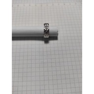 925 Sterling Silver Ring, Ring Width 0.6cm