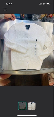現貨❣️Polo Ralph Lauren小童白色返學冷外套jecket