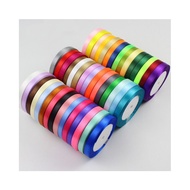 25yards Satin Ribbon 0.9 cm Wholesale Imported Satin Ribbon 0.9 cm Wide 25 yards Long Colorful