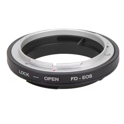 FD-EOS Ring Adapter Lens Adapter FD Lens to EF for Canon EOS Mount manual focus and manual exposure 