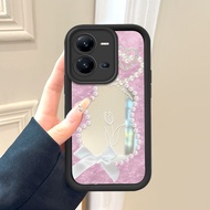 VIVO V25 V25E 5G Casing Heart Bow 8788 TY JZ UDE DLJ Soft Casing Casing