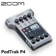 NEWEST ZOOM Podtrak P4 Portable Professional Four Mic-Input Recording Interview Audio Podcast Recorder