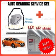 Nissan Matic-S 1L Automatic Transmission Fluid Almera 4 bottles + OEM Auto Transmission Filter set (