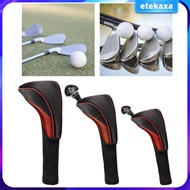 [Etekaxa] 1x Golf Club Headcover Wood Cover Golf Sports for Driver Fairway Hybrid