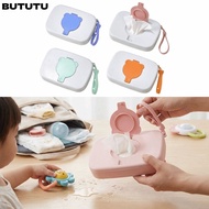 BUTUTU Portable Wipes Holder, Hanging Rope Hygienic Travel Wet Tissue ,  Reusable Flip Cover Wet Tis