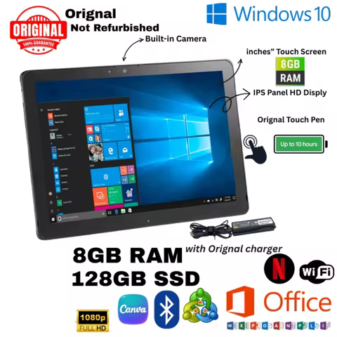 Top Sales AR10 Windows 10 Tablet PC 10 INCH 8GB RAM 128GB ROM x5-Z8300 CPU 64-Bit Quad Core 1920 x 1