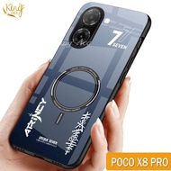 INFINIX HP Case Glitter Glasshp For poco X8 PRO - Casing Infinixhp X8 PROpoco - K68