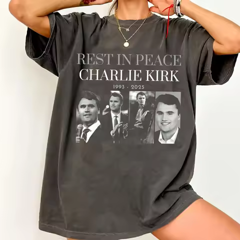 RIP Charlie Kirk Shirt, Stand With Charlie Kirk, RIP Charlie Kirk, American Comeback Tshirt, Trump T