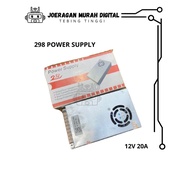 298 POWER SUPPLY 20AMPERE 12VOLT