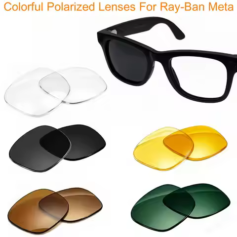 Photochromic for Ray Ban Meta Lens Replacement Transitions RW4006/4008/RW4012 Wayfarer Polarized Rep