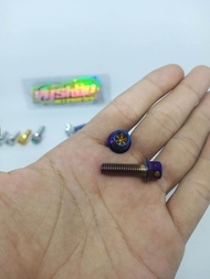 Harga satuan baut probolt stainless m6 x 20 drat 10 pjg 2cm 2kunci chrome gold blue rainbow flower g