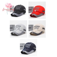 AmongSpring> Extended Eaves Shade Breathable Adjustable Windproof Fishing Hat Night Reflective Strip