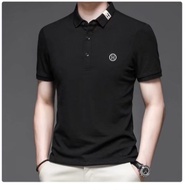 Lapel Polo Shirt Short-sleeved T-shirt Men Summer Korean Simple 2022 Loose Casual Top M-5XL