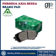 [JAPAN] FBL FUJI ORIGINAL BRAKE PAD PERODUA AXIA BEZZA (BREK)