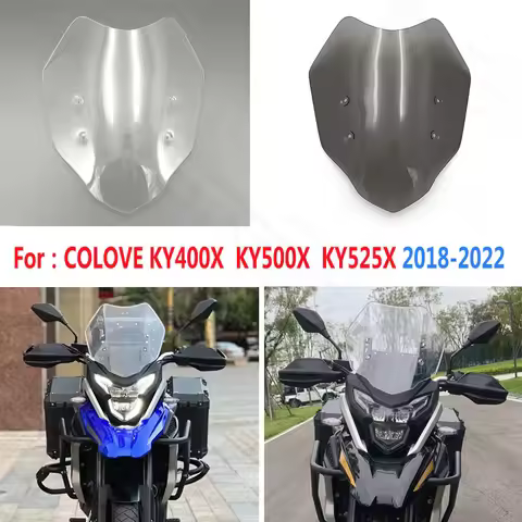 For Colove 500X 400X 525X KY500X KY400X KY525X Motorcycle Sport Windscreens Windshield Wind Deflecto