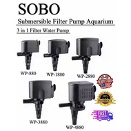 SOBO-WP-880 WP-1880 WP-2880 WP-3880 WP-4880 FISH TANK AQUARIUM Submersible Water Pump (12 MONTHS WAR