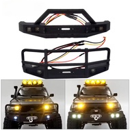 FMS FCX18 LC80 Simulation Front Bumper With LED Lights for 1/18 RC Rock Crawler Car FMS FCX 18 Toyot