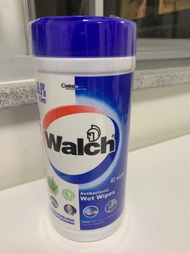 (New) Walch Antibacterial wet wipes 威路士消毒濕紙巾40張