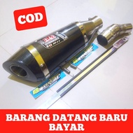 Knalpot Yoshimura R11 Slip on Ninja 250 fi /Knalpot Racing slip on Ninja 250 Yoshimura satu lubang