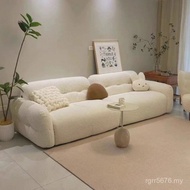 Fabric Inline Small Apartment Sofa Cloud Group B & B Design French Living Room Cloud B & B Lamb Mode