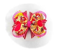 現貨 YO-KAI WATCH 妖怪手錶 女童 兒童卡通髮夾 頭箍 Grosgrain Ribbon Girls 4" Boutique Bow Hair Clip A 尖沙咀首都廣場 The Cap
