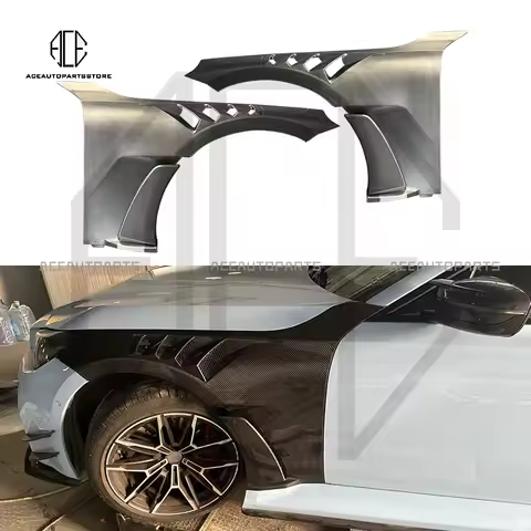 M2 ALPHN Dry Carbon Fiber Front Fender For BMW G87 Prepreg Carbon Fiber Front Wing For BMW M2 2021+ 